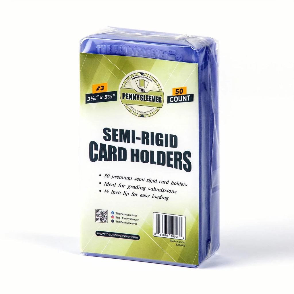 Semi-Rigid Card Holder #3 (3¹⁄₁₆'' x 5¹⁄₂'') (50 count) - Out of Play