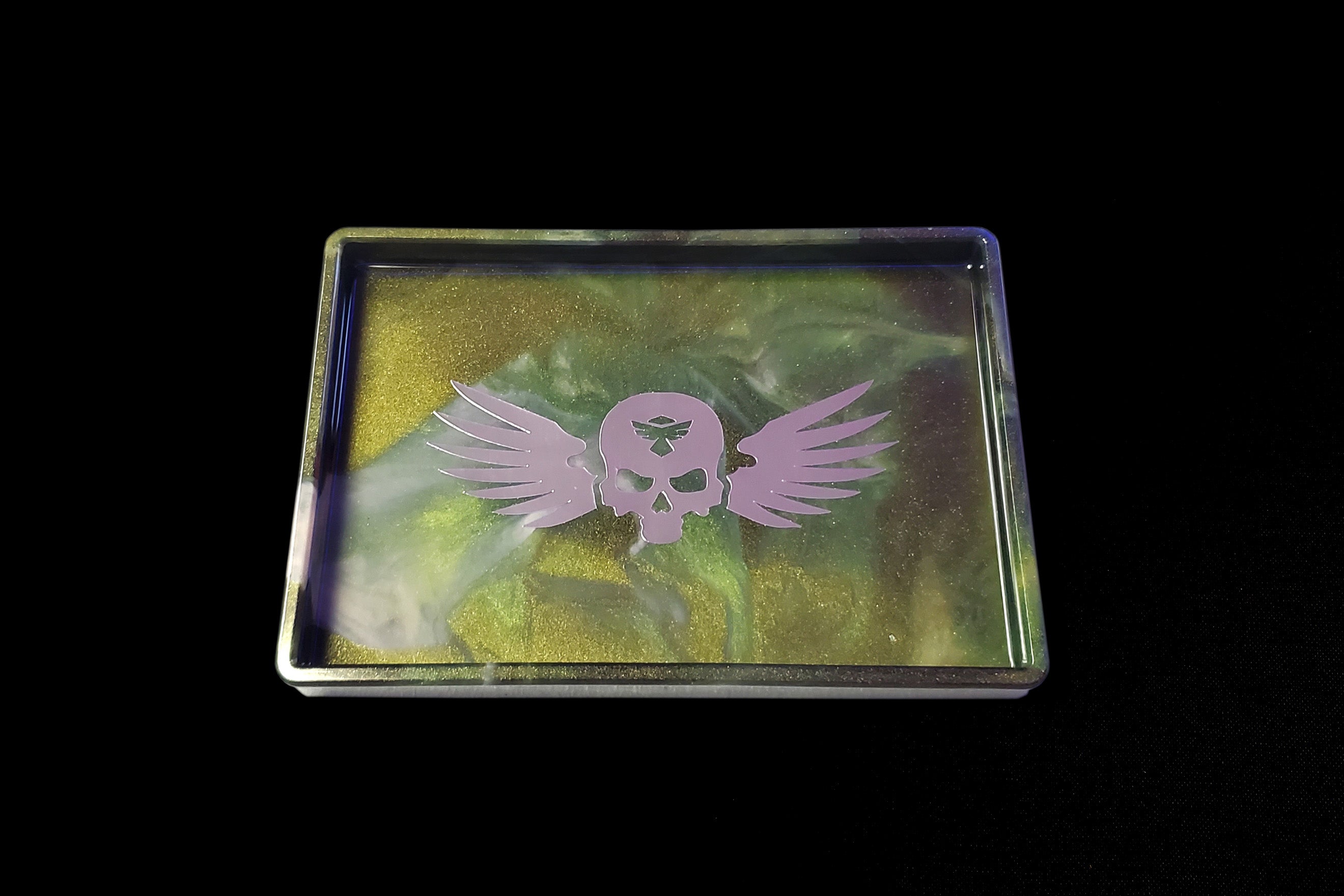 Hand-Cast Resin Dice Trays - Out of Play