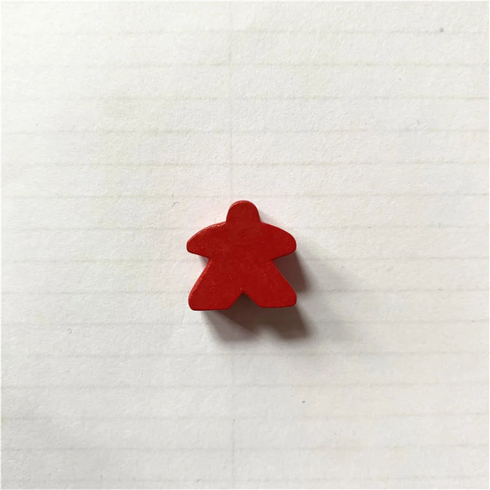 50PCS 16mm Wooden Meeples