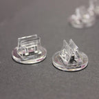 Plastic Clear Transparent Cards Stand Base