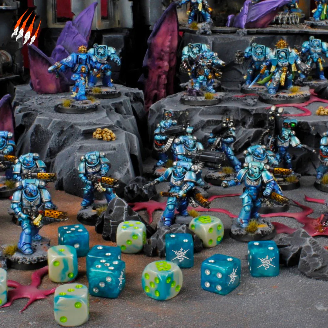 Shadow Vipers Dice - Blue - Out of Play