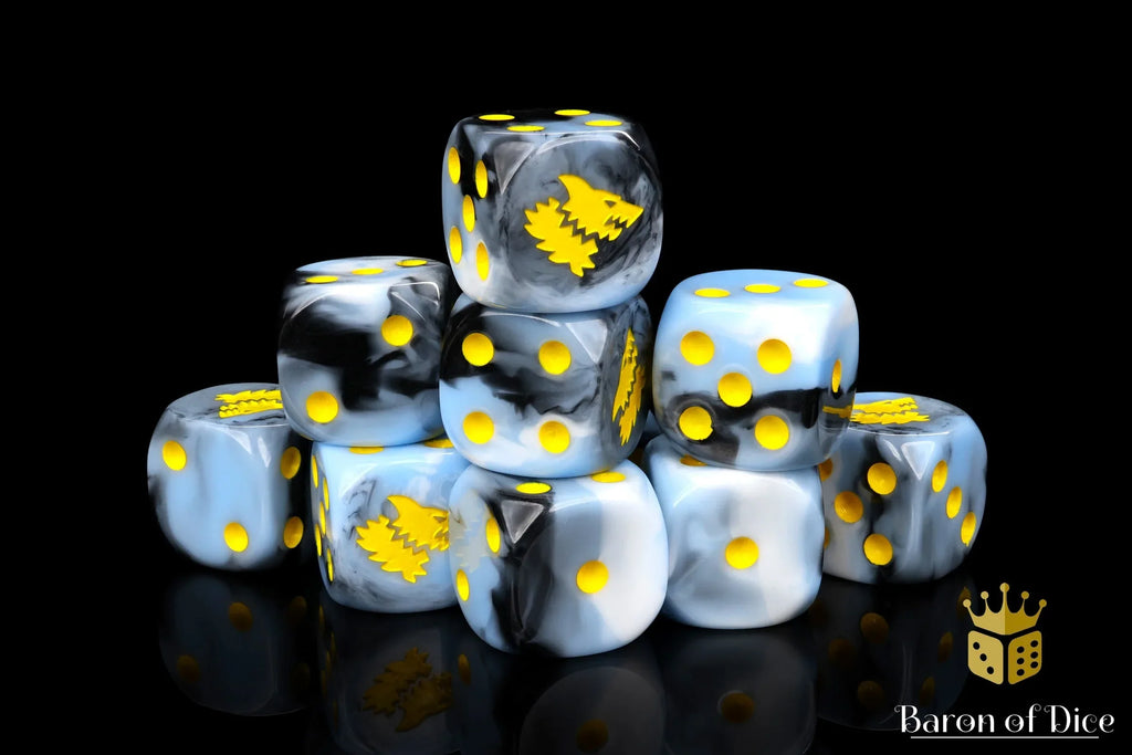 Snow Direwolf Dice - Out of Play
