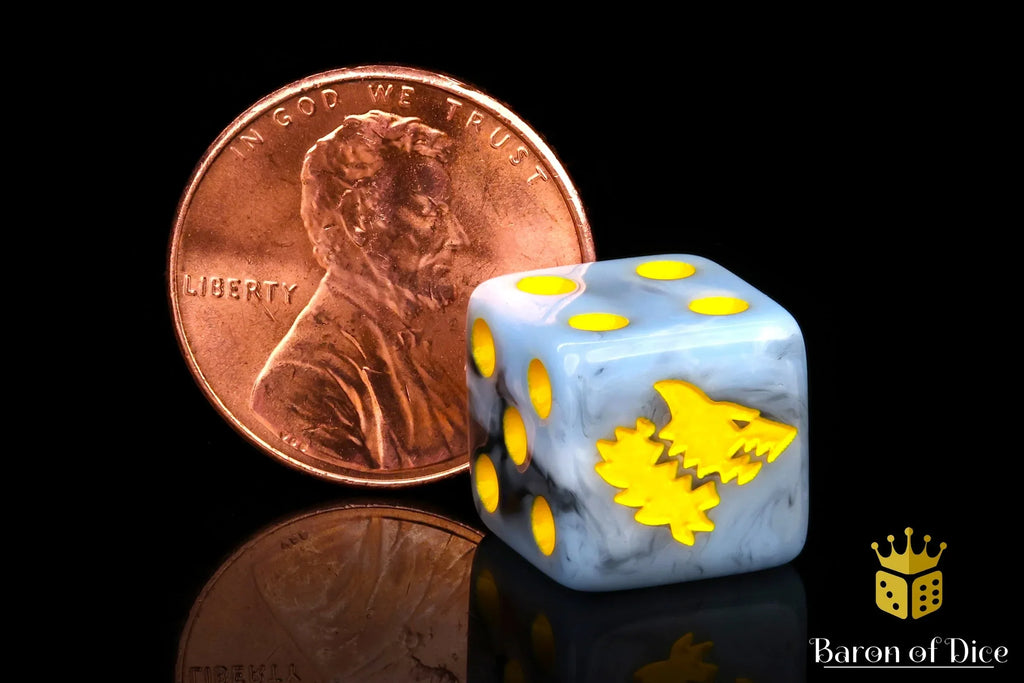 Snow Direwolf Dice - Out of Play