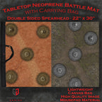 Spearhead Season 1 - Cracked Earth & Deep Forest - Neoprene Battle Mat with Bag