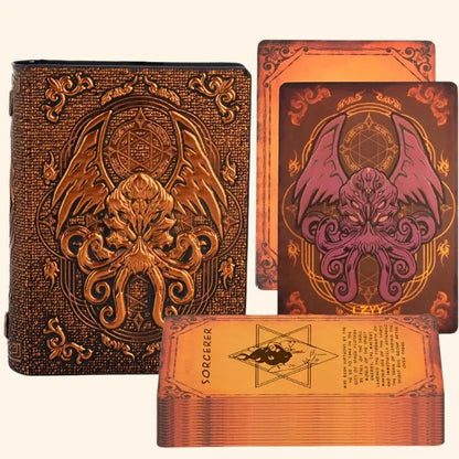 Spellcard Holder Cthulhu Embossed Hard Cover Spellbook - Out of Play Board Game Accessories