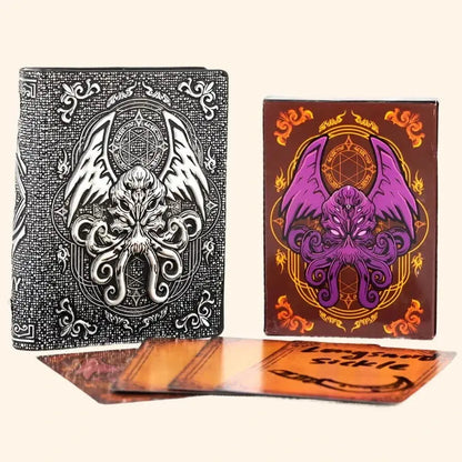 Spellcard Holder Cthulhu Embossed Hard Cover Spellbook - Out of Play Board Game Accessories