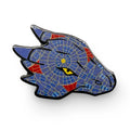 Stained Glass Dragon - Hard Enamel Adventure Pin Metal by Norse Foundry - Out of Play
