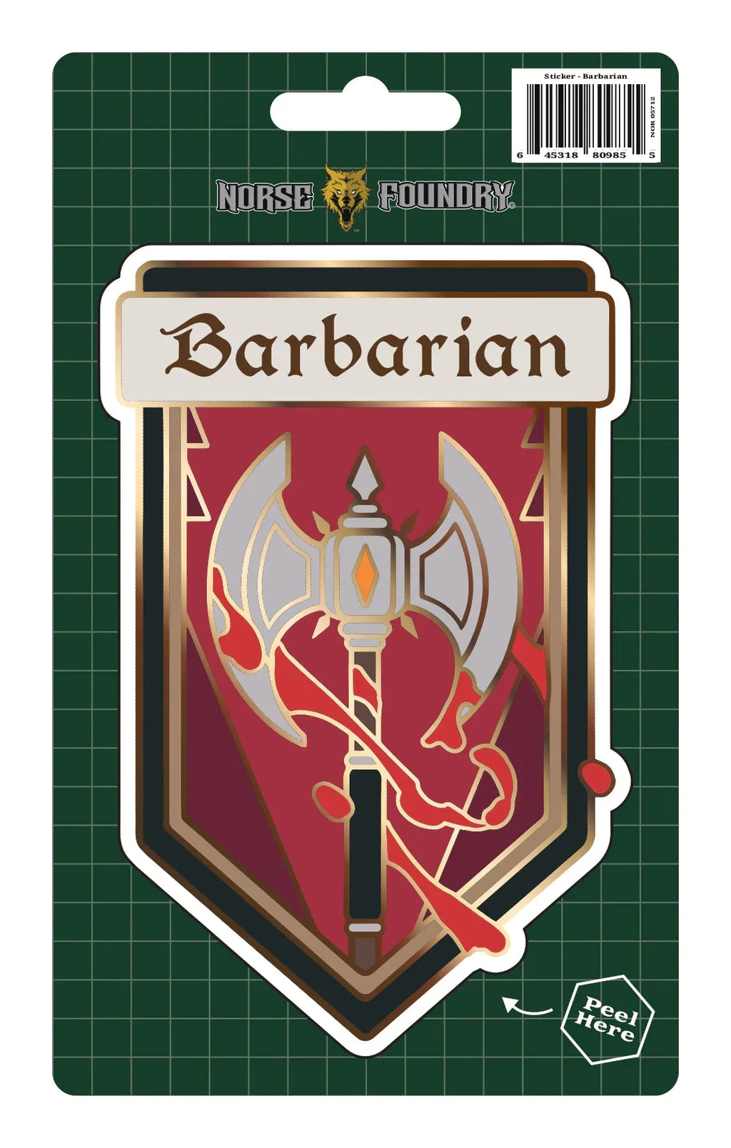 Sticker - Barbarian - Out of Play