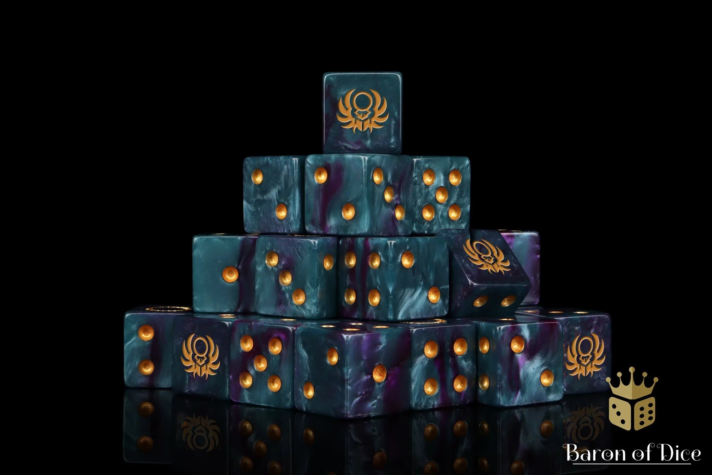 Sun Scarab Dice - Infinity - Out of Play