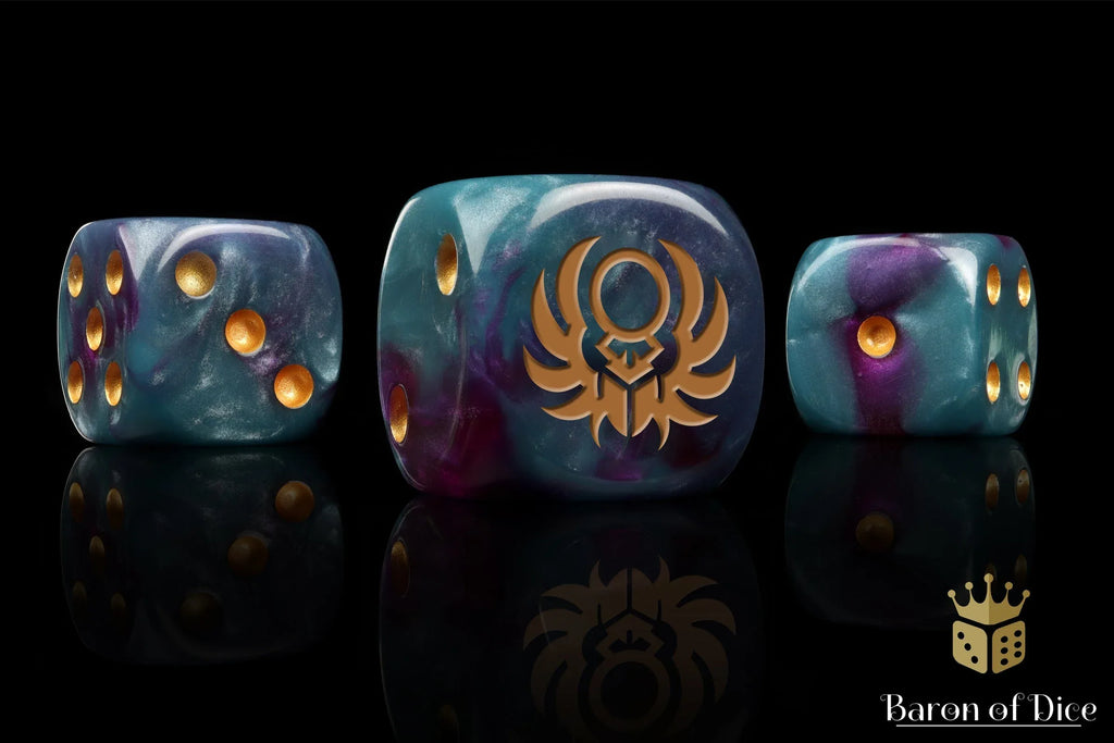 Sun Scarab Dice - Infinity - Out of Play