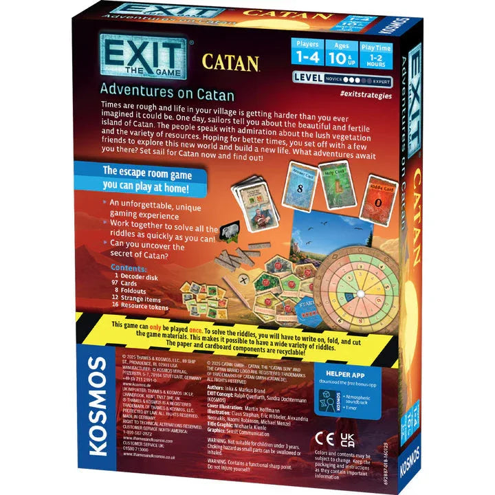 EXIT: The Game - Adventures on Catan - Out of Play
