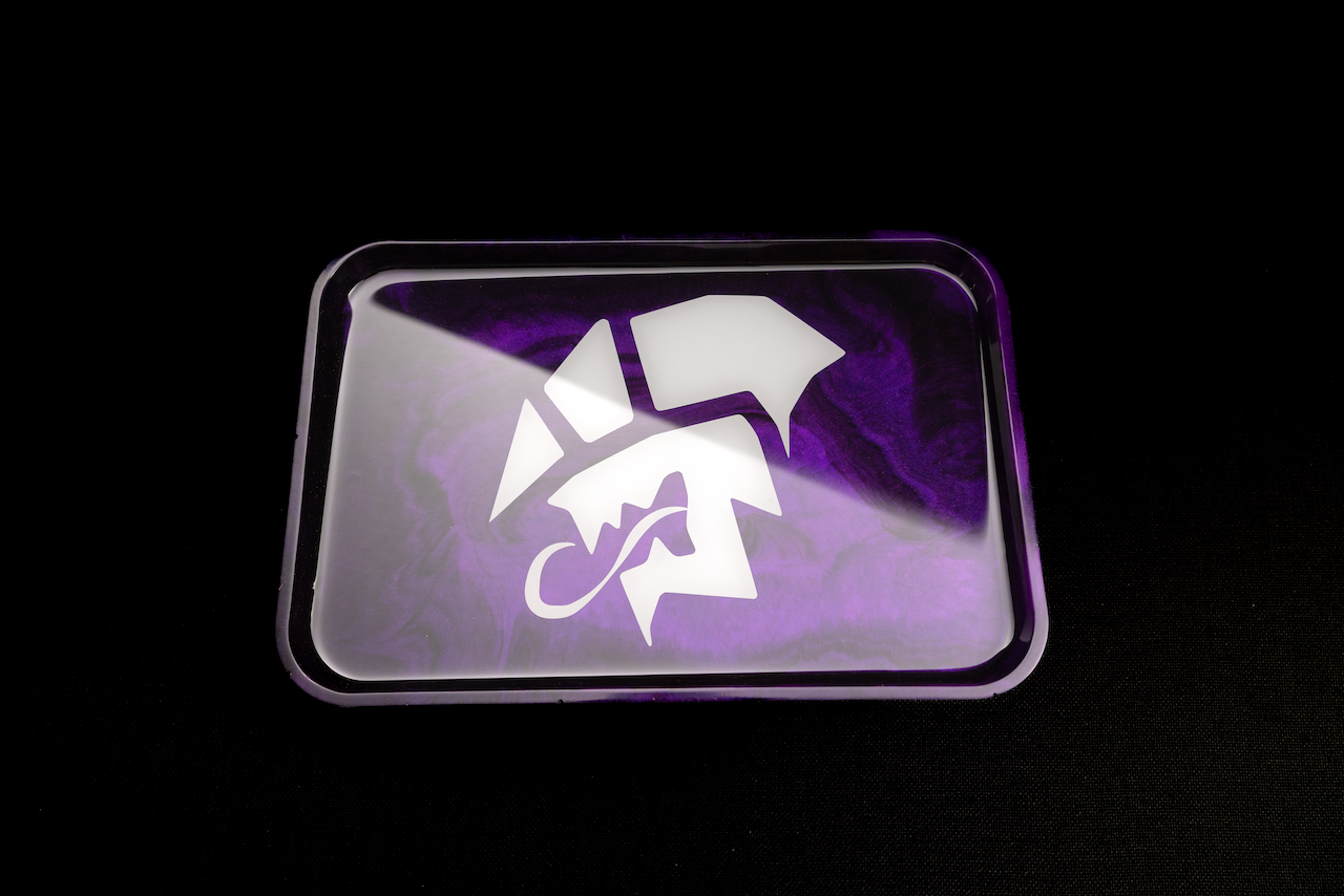 Hand-Cast Resin Dice Trays - Out of Play