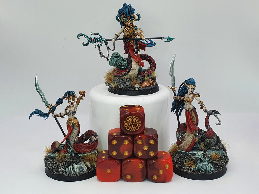 Daughters of Medusa Dice - Out of Play