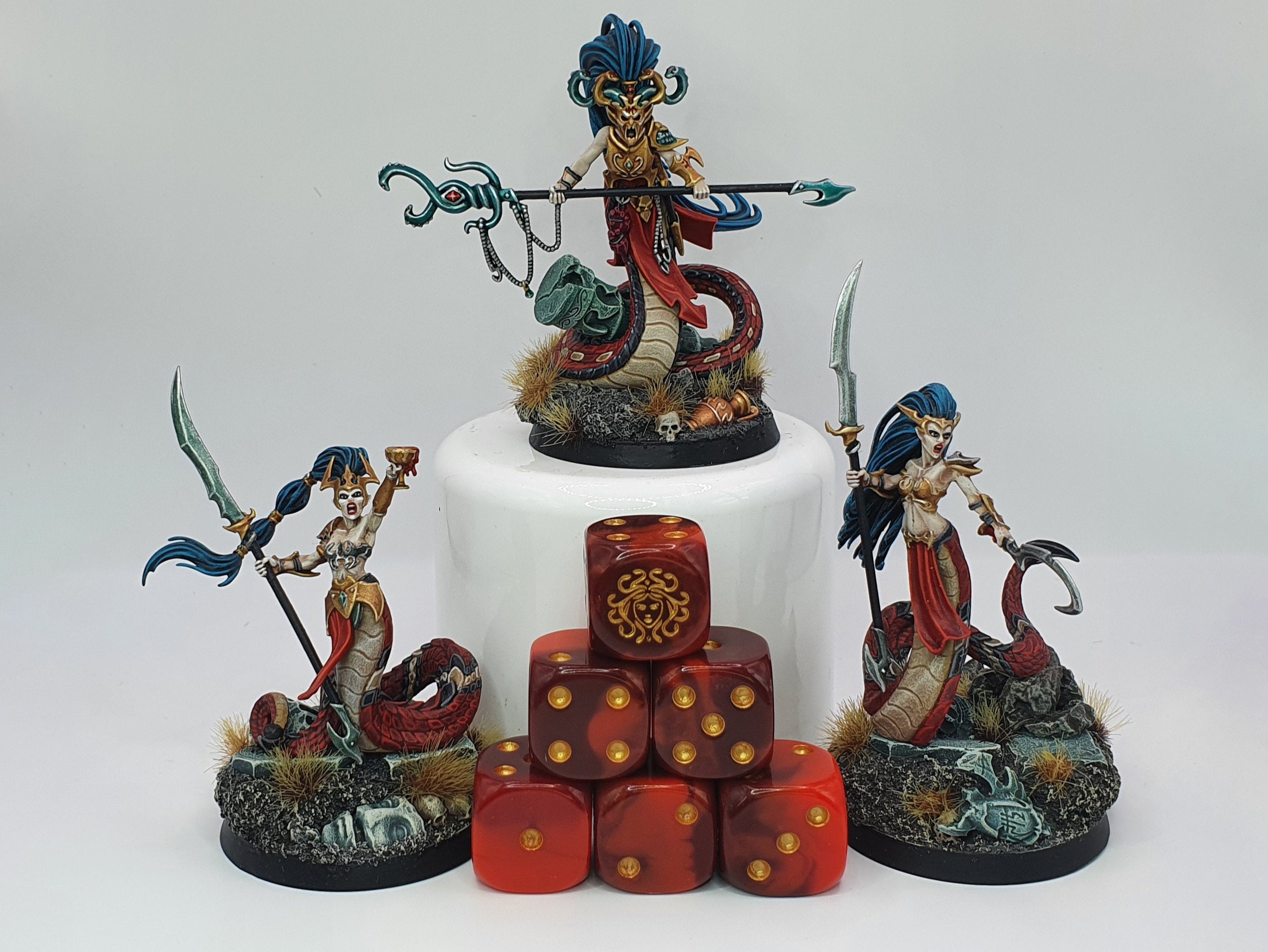 Daughters of Medusa Dice - Out of Play