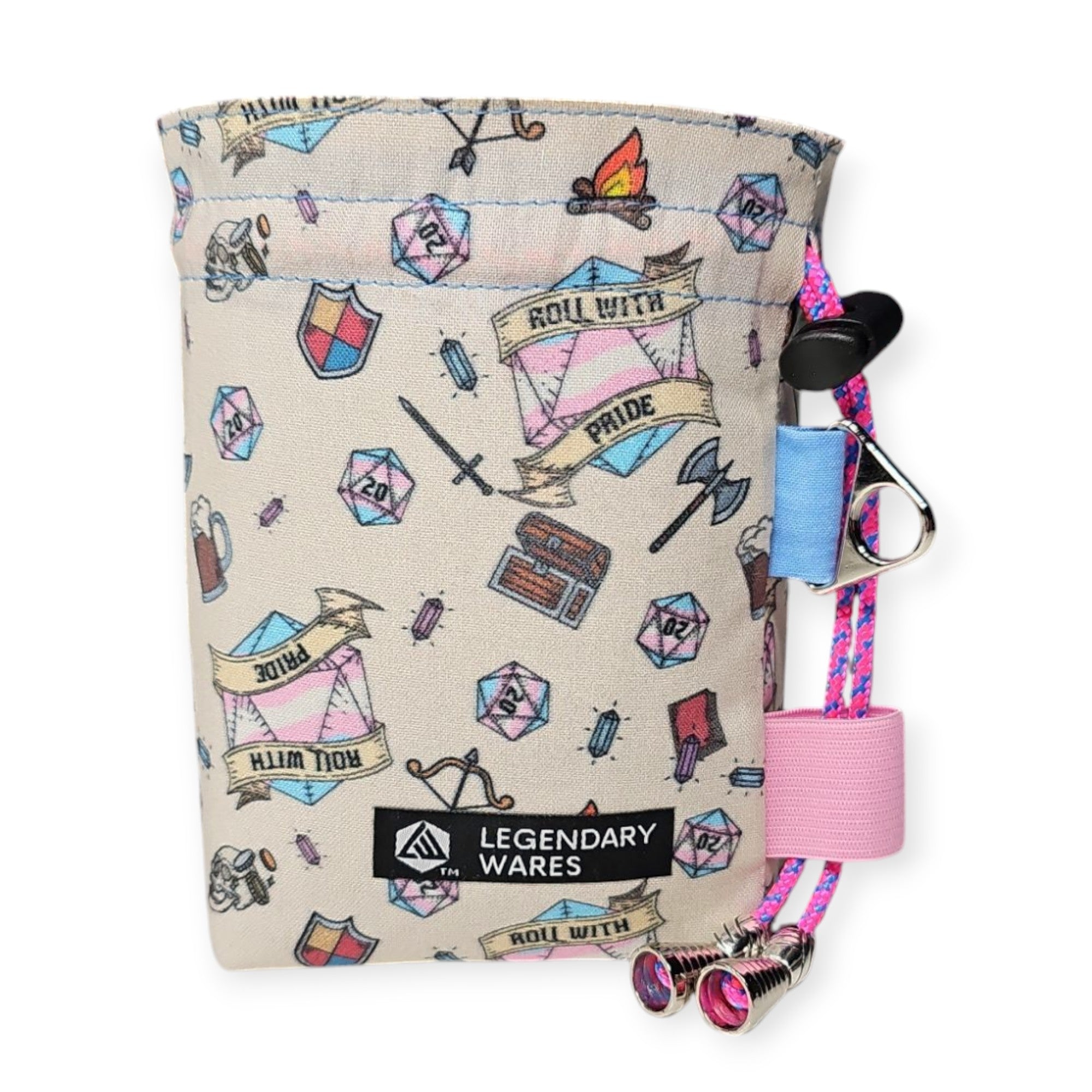 Trans Pride Dice Bags - Out of Play