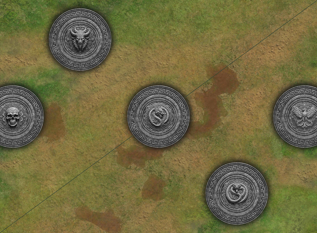 Spearhead Season 1 - Infernal Steppes & Traveler's Road - Neoprene Battle Mat with Bag