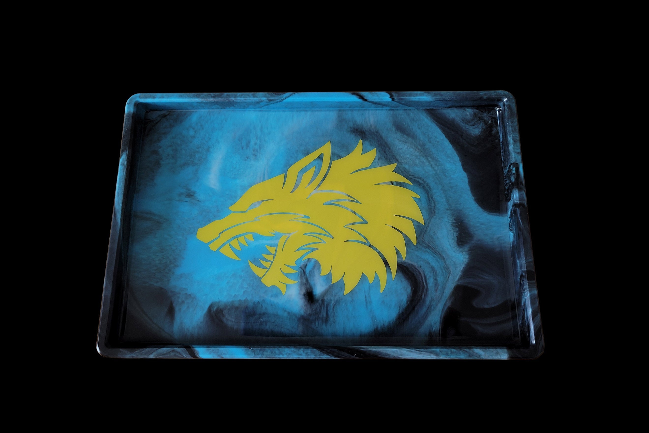 Hand-Cast Resin Dice Trays