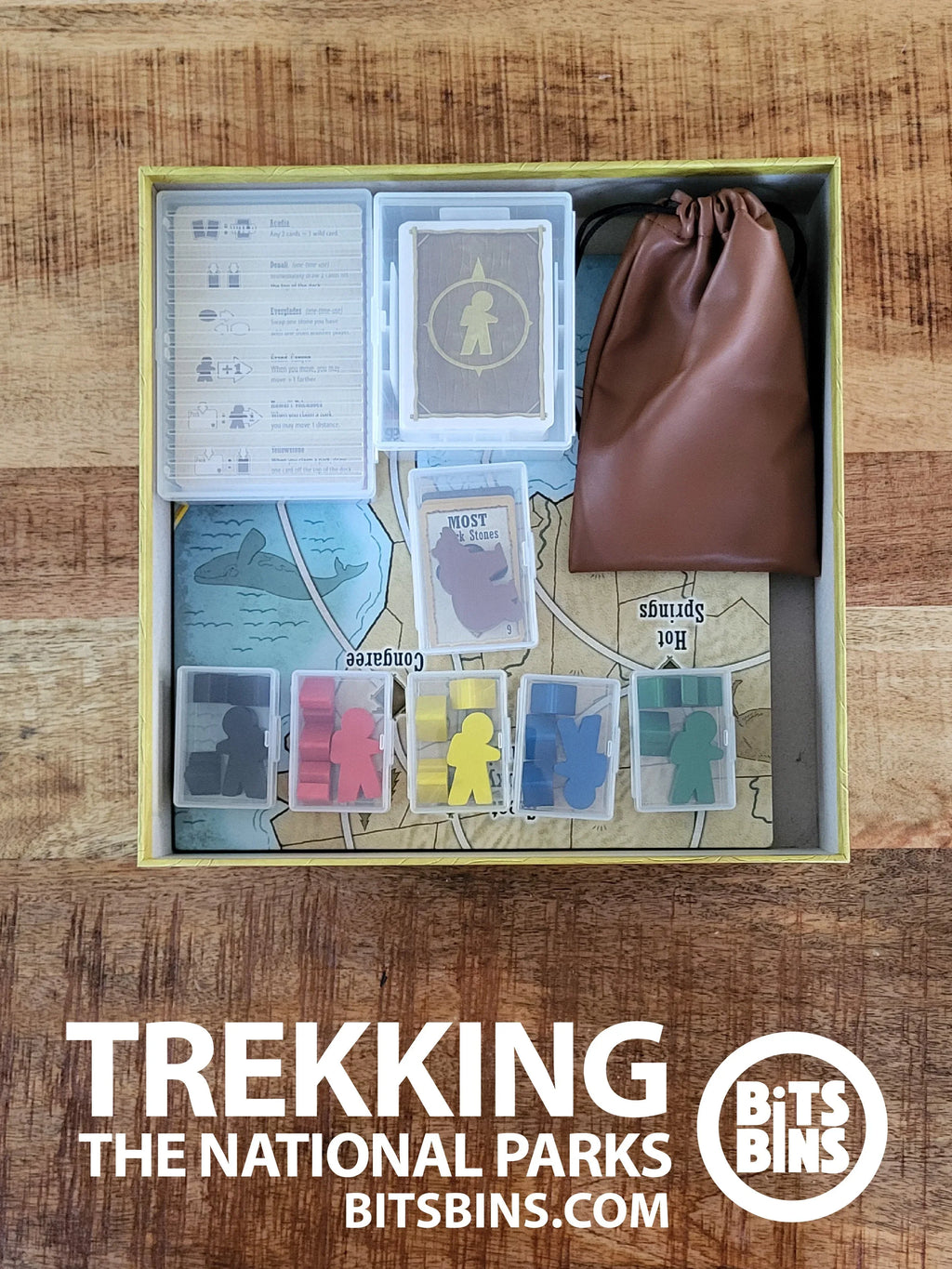 Bits Bins Trekking the National Parks - 5 minis, 1 Orginial, 1 100+ Card Box, 1 Tarot - Out of Play