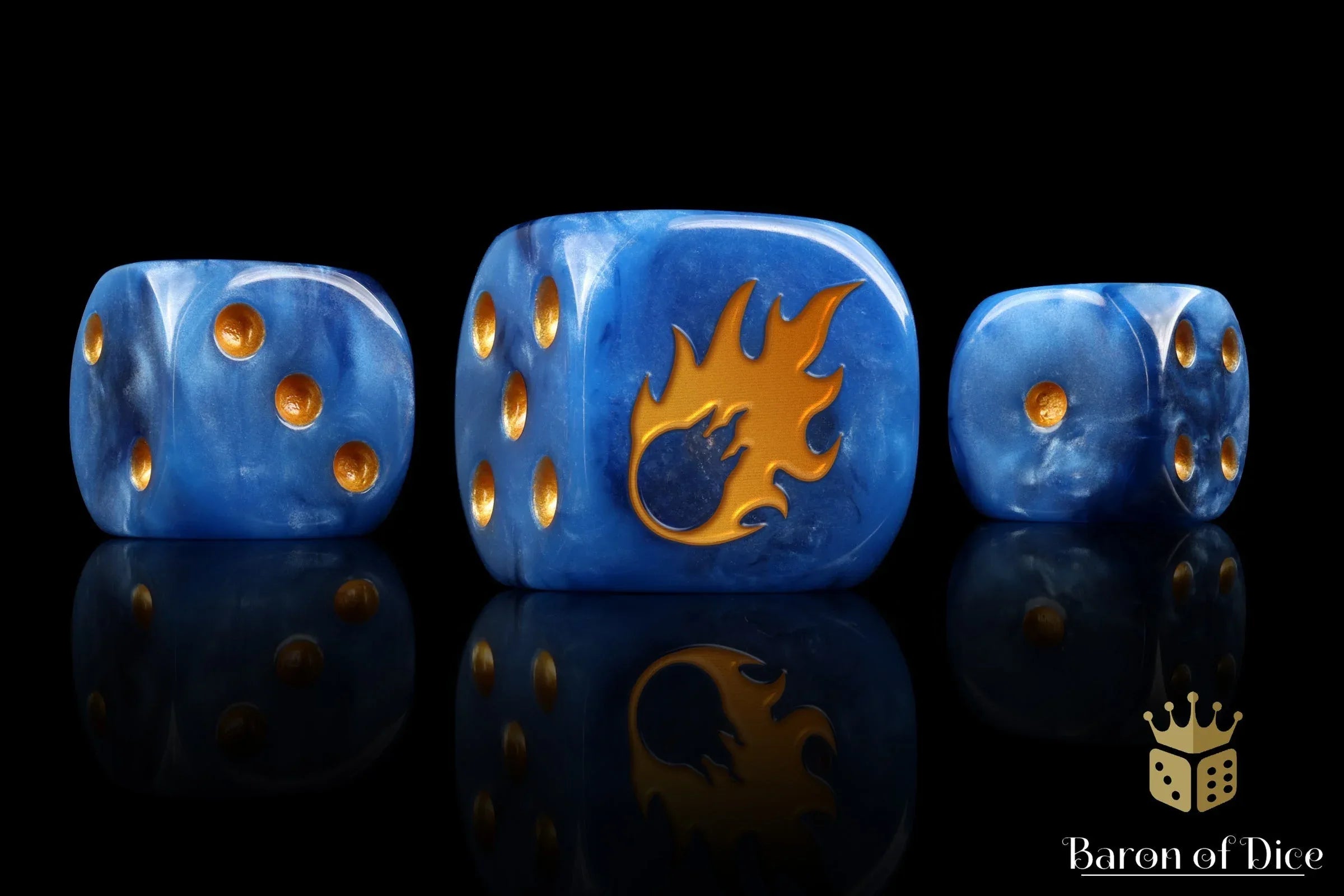 Twin Meteors Dice - Out of Play