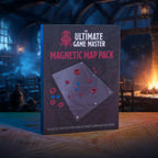 Magnetic Map Pack - Dry-Erase Battle Maps for D&D Combat & Game Master Screen - Out of Play
