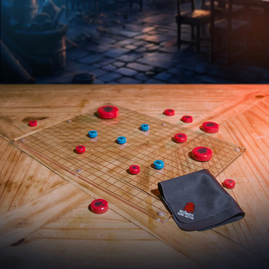 Magnetic Map Pack - Dry-Erase Battle Maps for D&D Combat & Game Master Screen - Out of Play