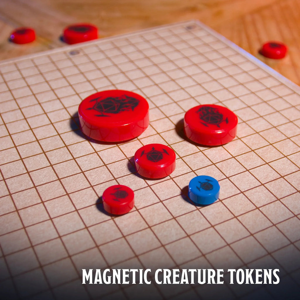 Magnetic Map Pack - Dry-Erase Battle Maps for D&D Combat & Game Master Screen - Out of Play
