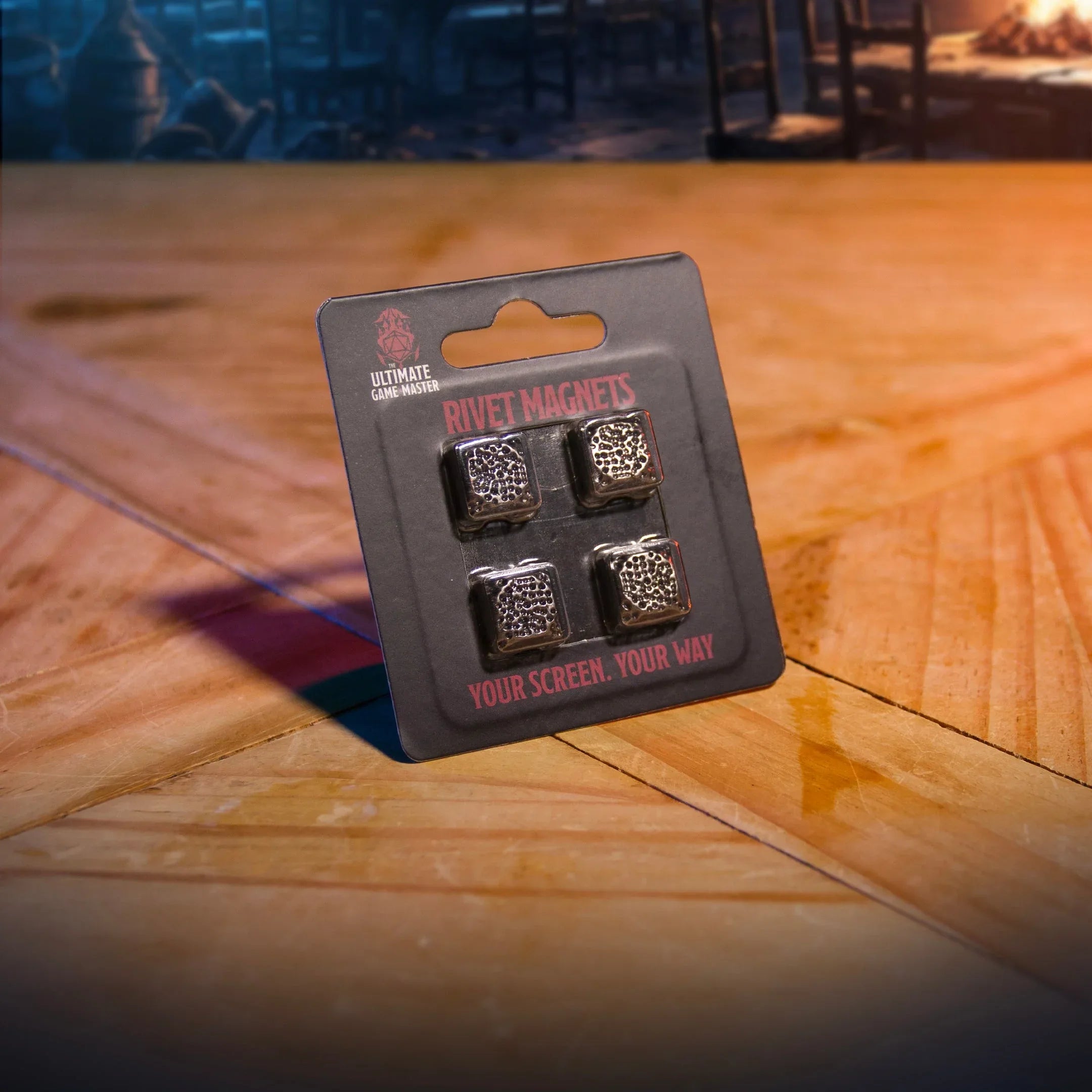 Rivet Magnets - Strong Neodymium Hardware for Game Master Screen Accessories - Out of Play