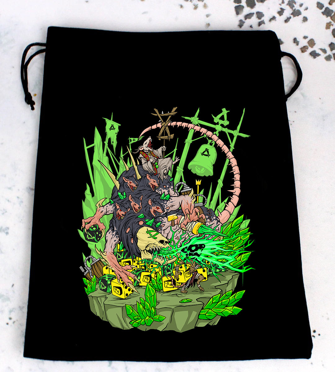 Premium Black Dice Bags - Out of Play