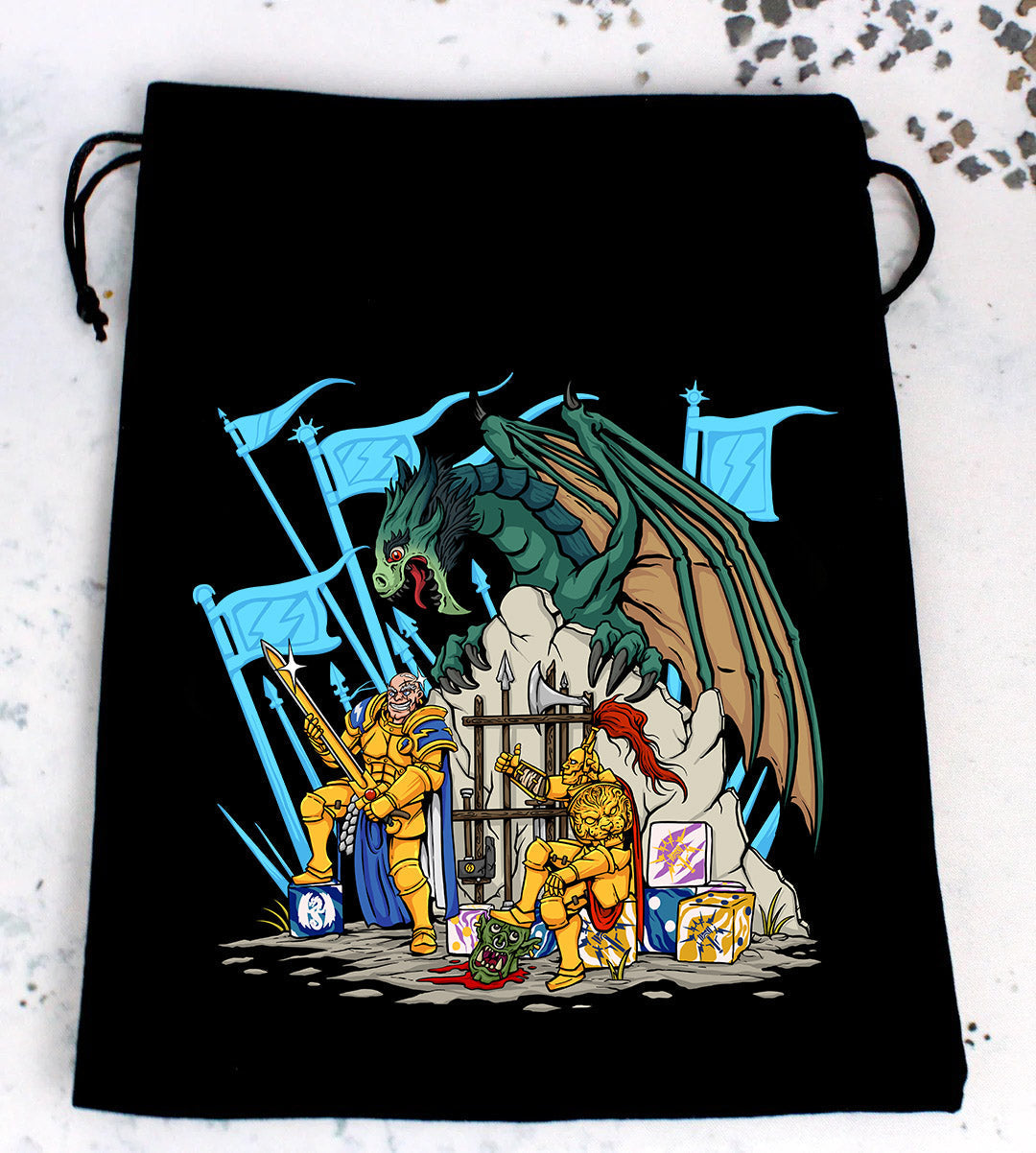 Premium Black Dice Bags - Out of Play