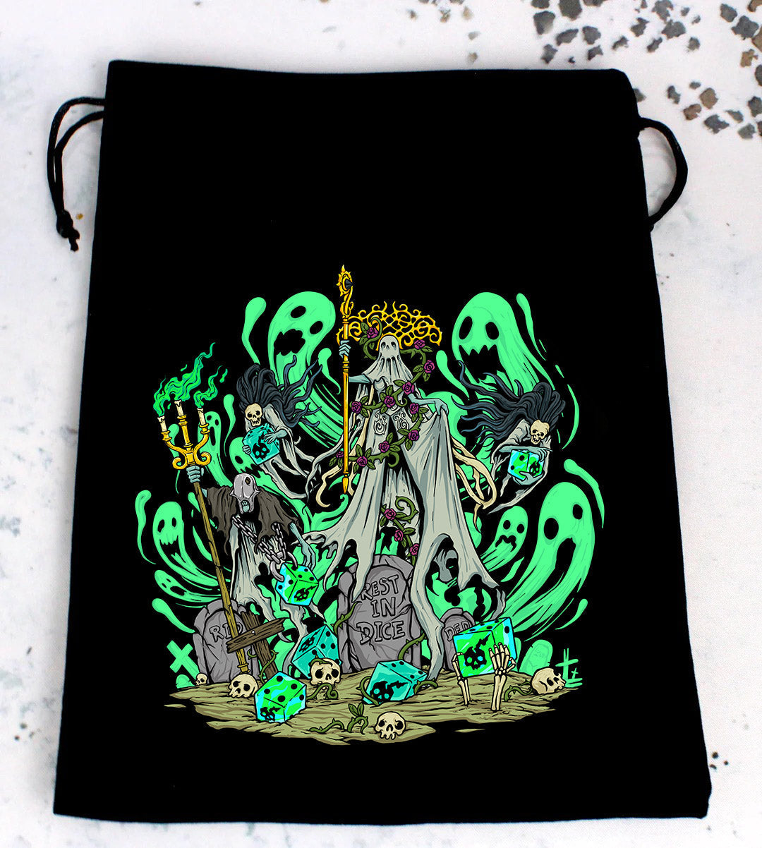 Premium Black Dice Bags - Out of Play