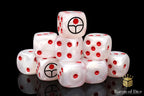 Universal Peace Dice - White - Out of Play