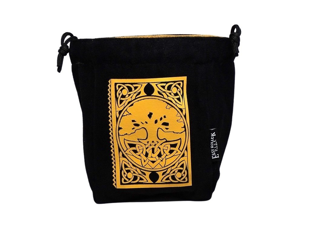 Spell Book Reversible Microfiber Self-Standing Large Dice Bag Easy Roller Dice Company