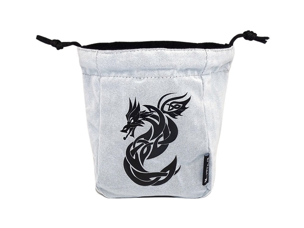 Celtic Knot Dragon Reversible Microfiber Self-Standing Large Dice Bag Easy Roller Dice Company