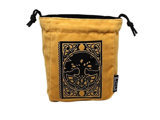 Spell Book Reversible Microfiber Self-Standing Large Dice Bag Easy Roller Dice Company