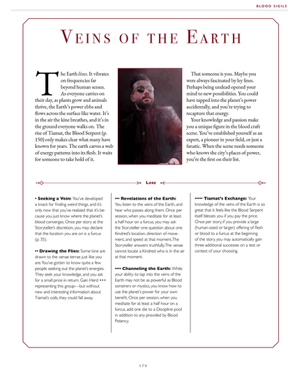 Vampire: The Masquerade (5th Edition) - Blood Sigils Sourcebook