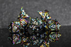 Vortex Warp Metal Dice Set - Iridescent