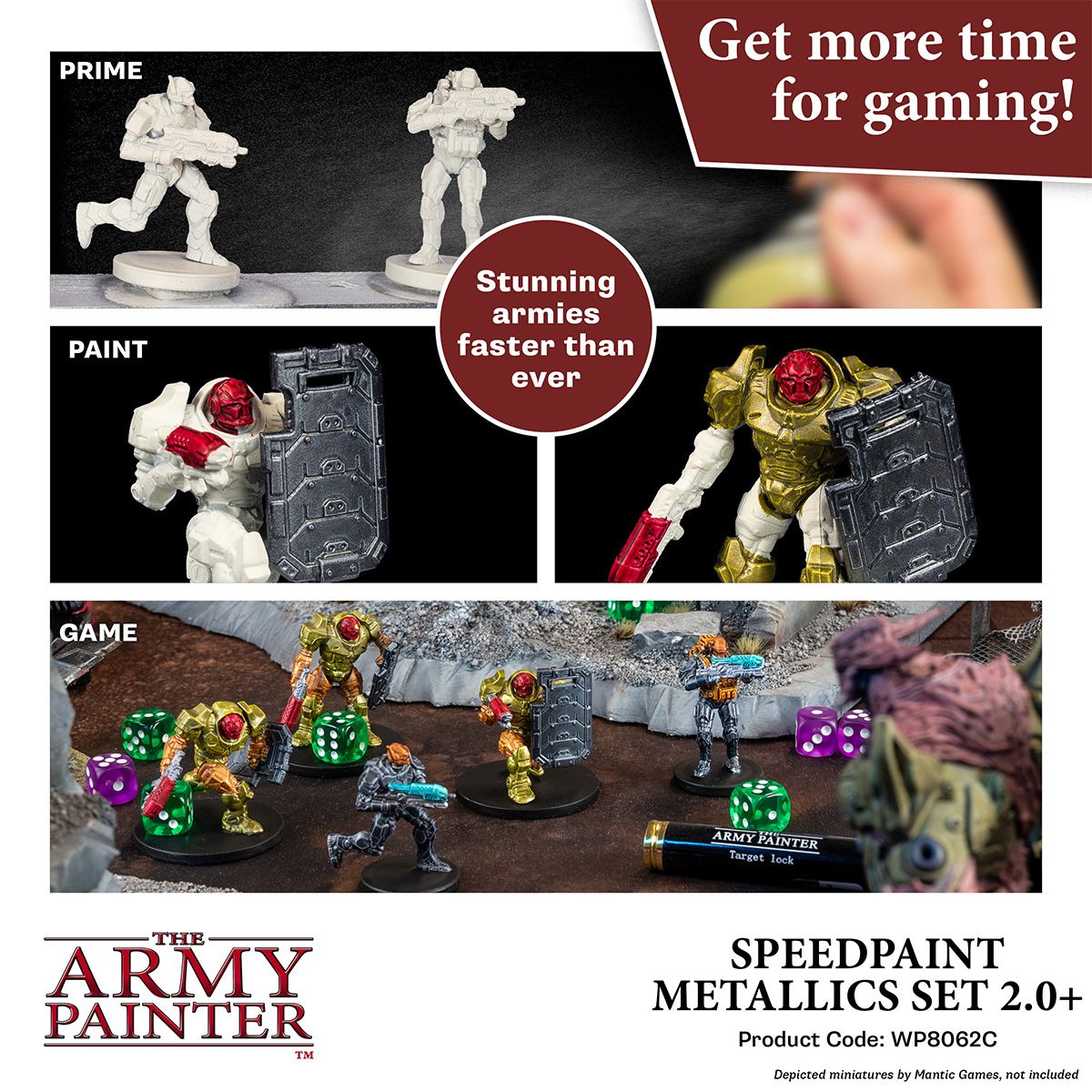 The Army Painter - Speedpaint Metallics Set - Out of Play