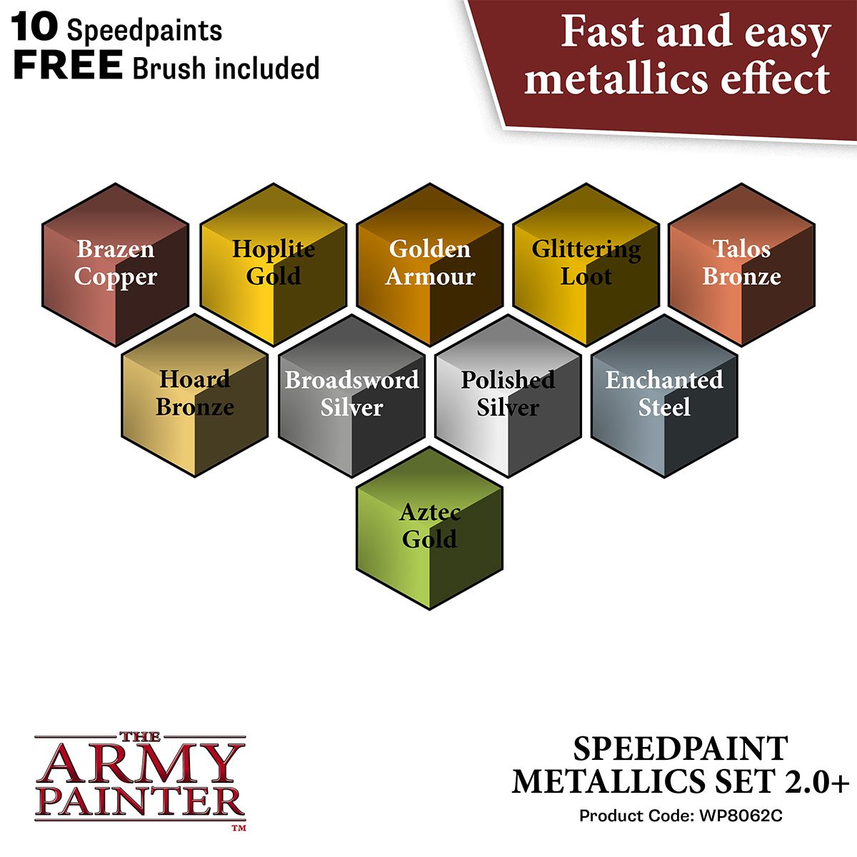 The Army Painter - Speedpaint Metallics Set - Out of Play