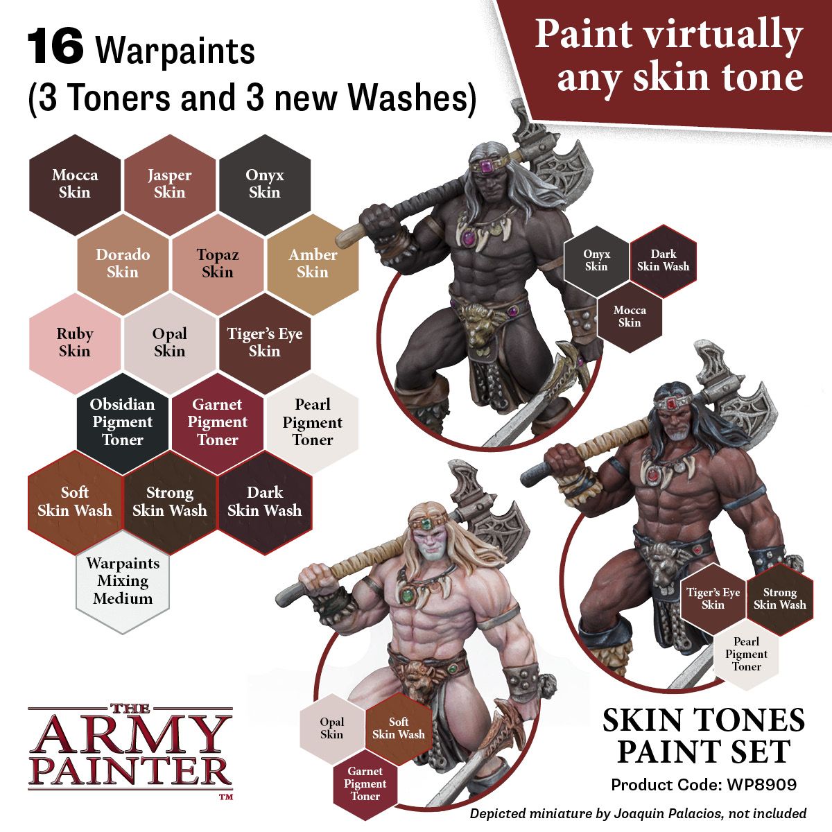 The Army Painter - Skin Tones Paint Set - Out of Play