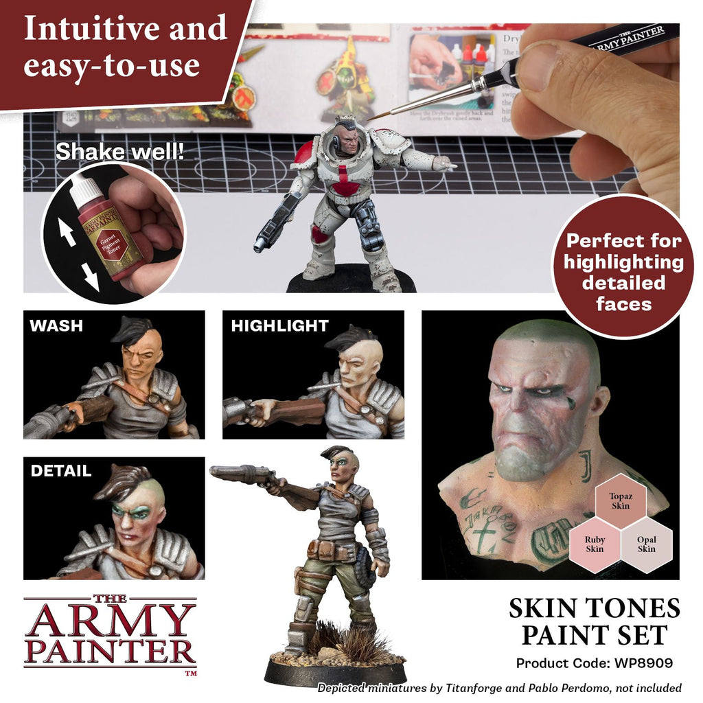 The Army Painter - Skin Tones Paint Set - Out of Play