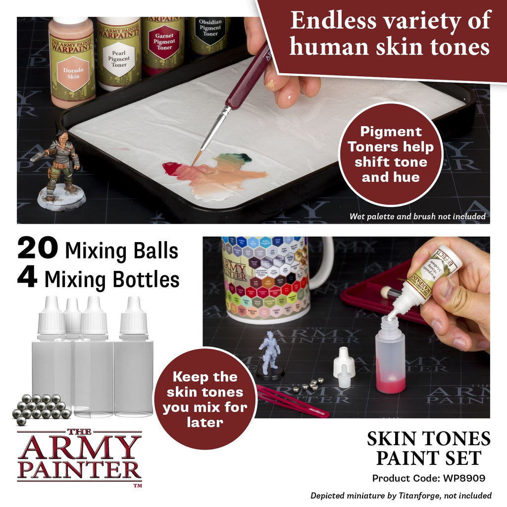 The Army Painter - Skin Tones Paint Set - Out of Play