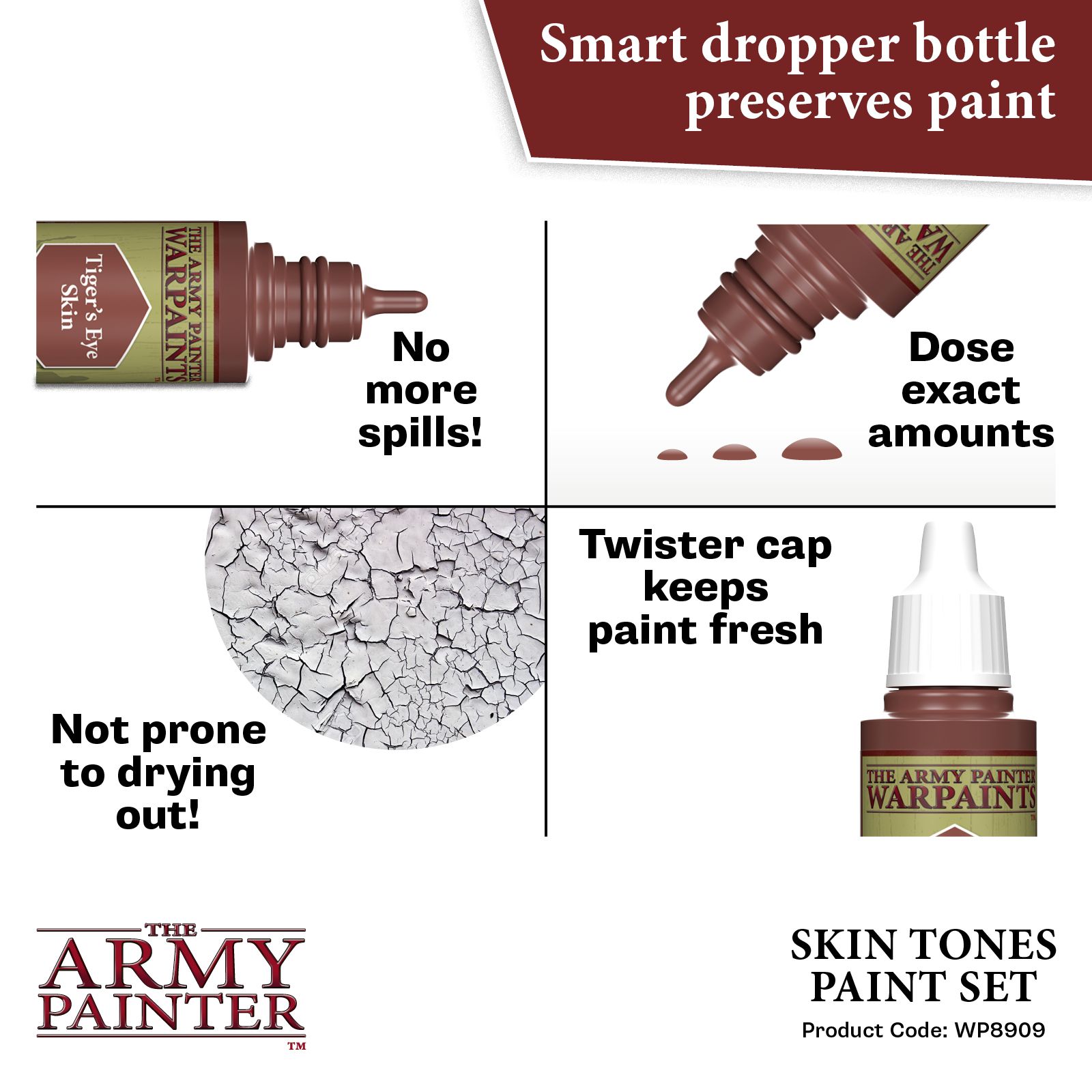 The Army Painter - Skin Tones Paint Set - Out of Play