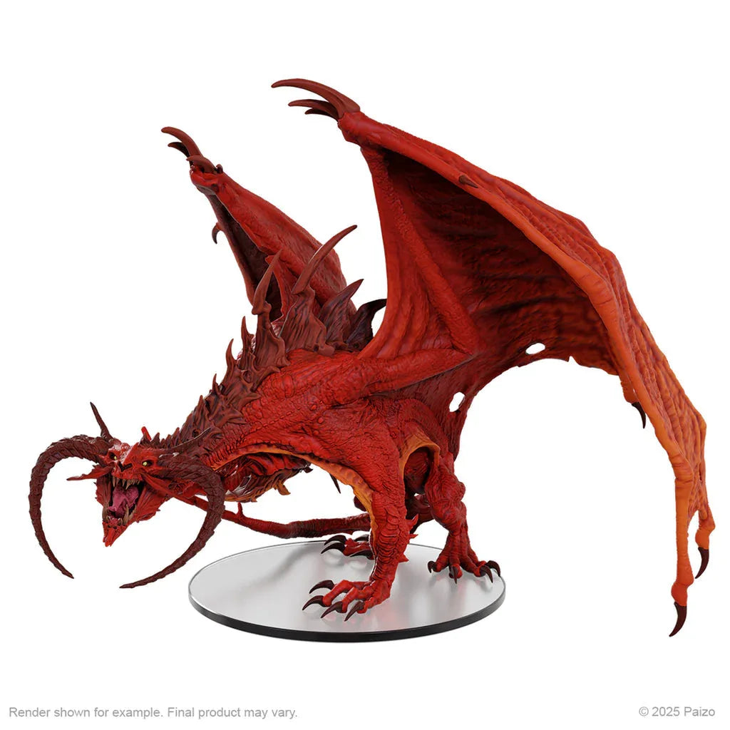 Pathfinder: Battles Deep Cuts - Diabolic Dragon Boxed Miniature - Pre-painted - Out of Play