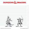 D&D Nolzur's Marvelous Miniatures: Elf Ranger & Dragonborn Monk