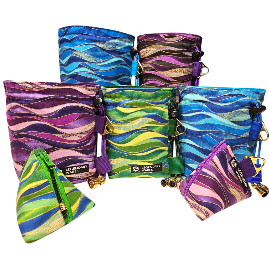 Wandering Wave Dice Bags - Out of Play
