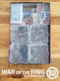 BitBins War of the Ring - 4 Minis, 1 Original, 1 XL, 2 Tiles, 9 Flats - Out of Play