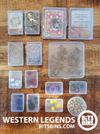 WESTERN LEGENDS BitsBins - 1 Pod, 7 Minis, 4 Originals, 2 Card Boxes, 1 Flat - Out of Play