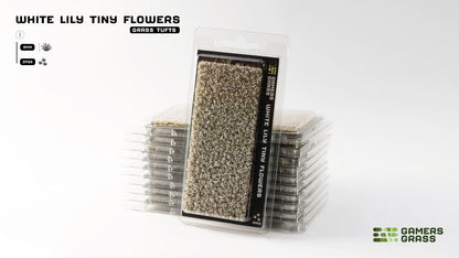 Gamers Grass - Tiny Flower Tuft Set - White Lily - Out of Play