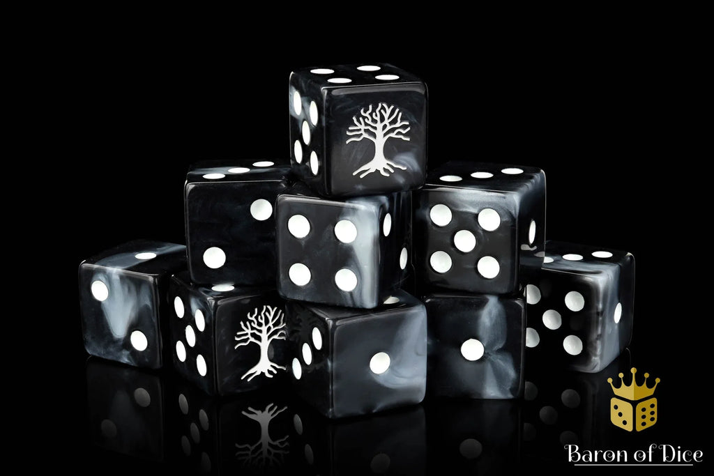 White Tree Dice - Out of Play