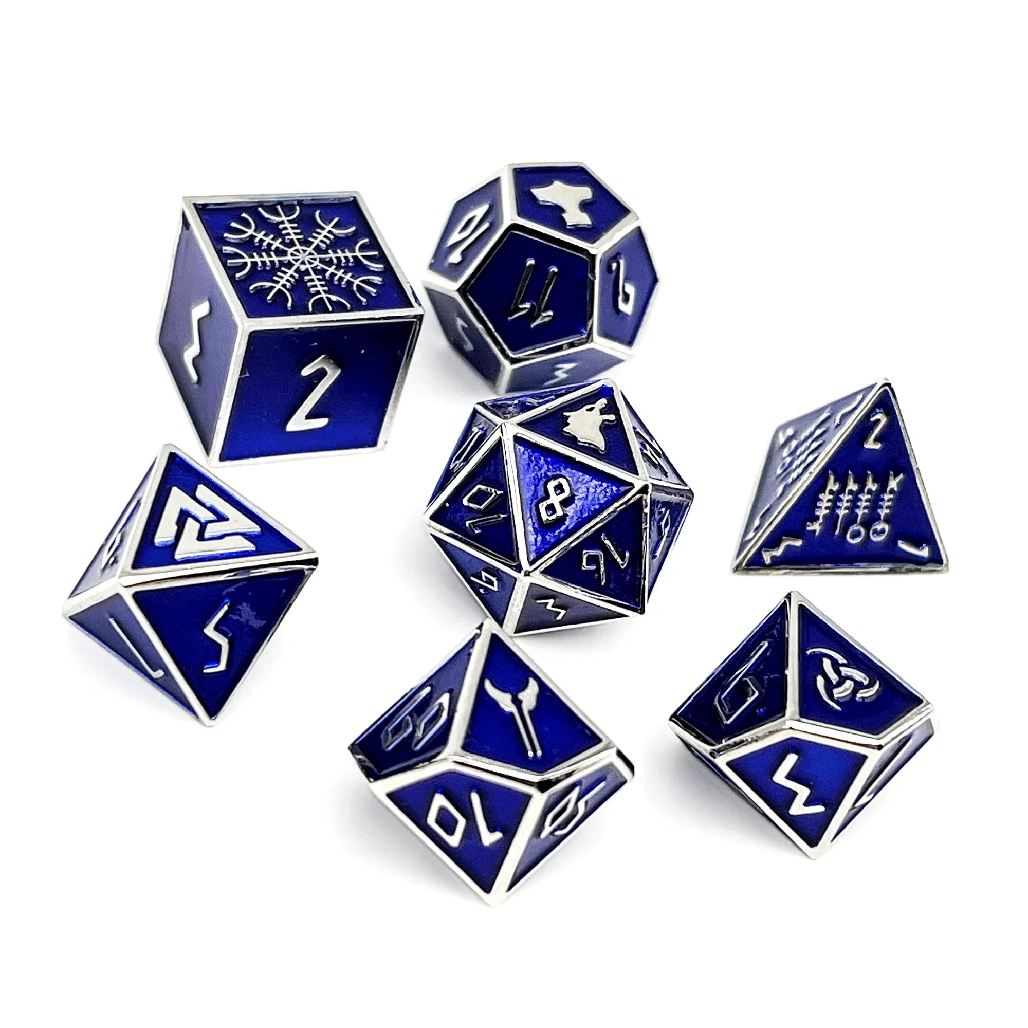 Witches Fire - Norse Themed Metal Dice Set - Out of Play